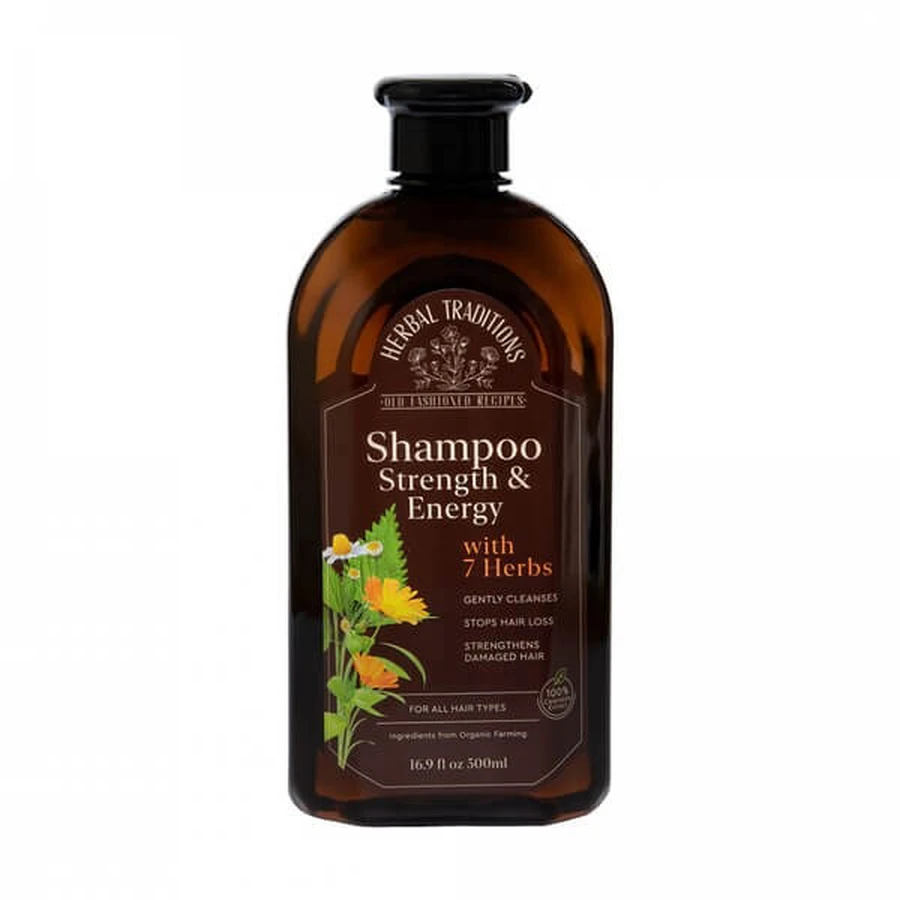 Herbal Traditions, șampon de păr cu 7 ierburi, 500 ml