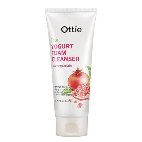 Ottie Fruit Yoghurt, gezichtsschuim, granaatappel, 150 ml
