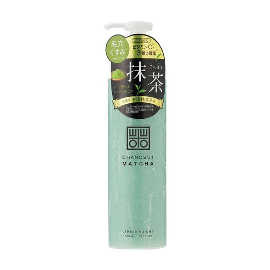 Cha No Sui, Matcha Facial Wash Gel, gel nettoyant doux, 300 ml.