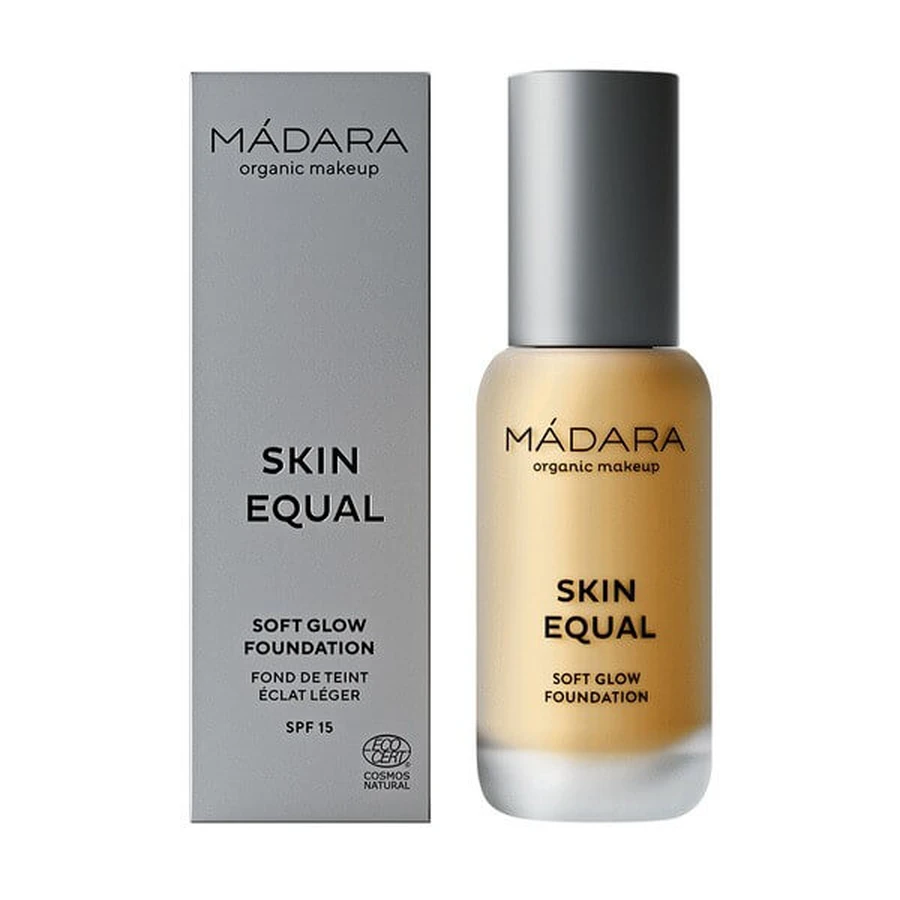 Madara Skin Equal, Soft Glow Foundation SPF15, foundation, Olijf 60, 30 ml.