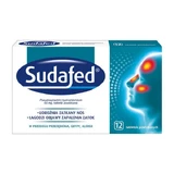 Sudafed, 60 mg, filmomhulde tabletten, 12 st.