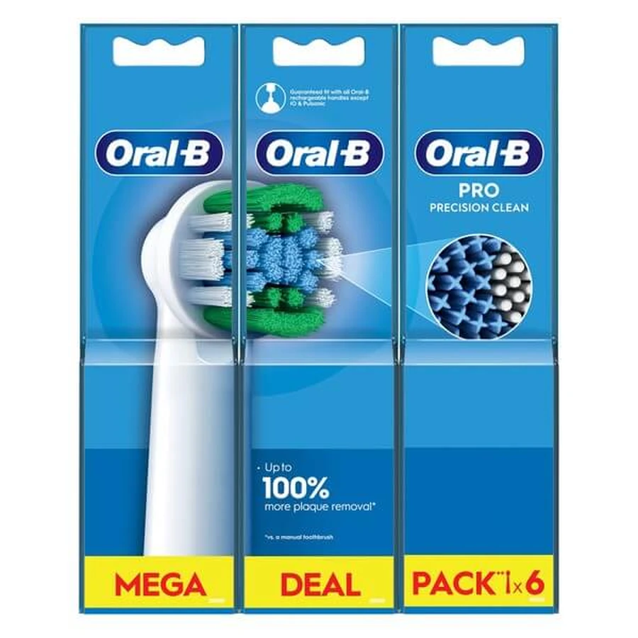 Oral-B, Precision Clean, Ersatzspitzen, 6 Stück.