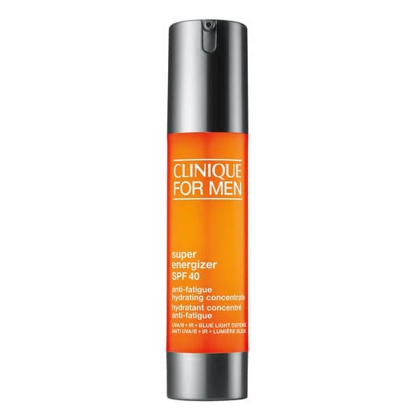 Clinique For Men Super Energizer™ SPF 40 Anti-Fatigue Hydrating Concentrate, intensieve vochtinbrengende gezichtsverzorging, 48 ml.