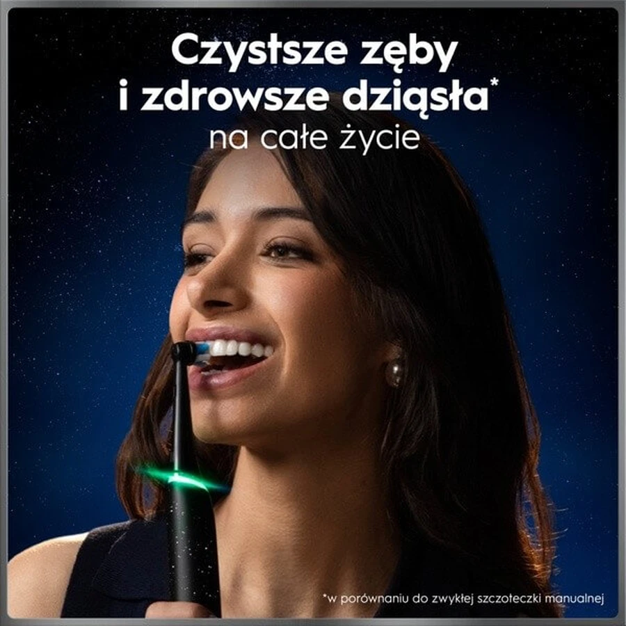 Oral-B iO 10, elektrische tandenborstel, Cosmic Black, 1 st.