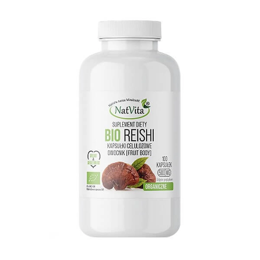 NatVita Bio Reishi, capsules, 100 st.