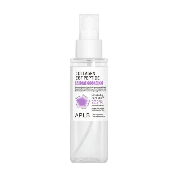 APLB Collagen EGF Peptide Mist Essence, gezichtsnevel-essence met collageen en EGF-peptiden, 105 ml.