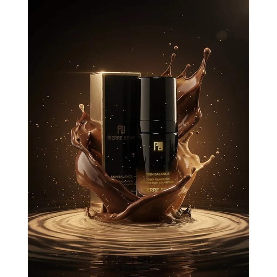 Pierre Rene, base de maquillaje waterproof y opaca Fluid Skin Balance nº 20 Clear Light, 30 ml