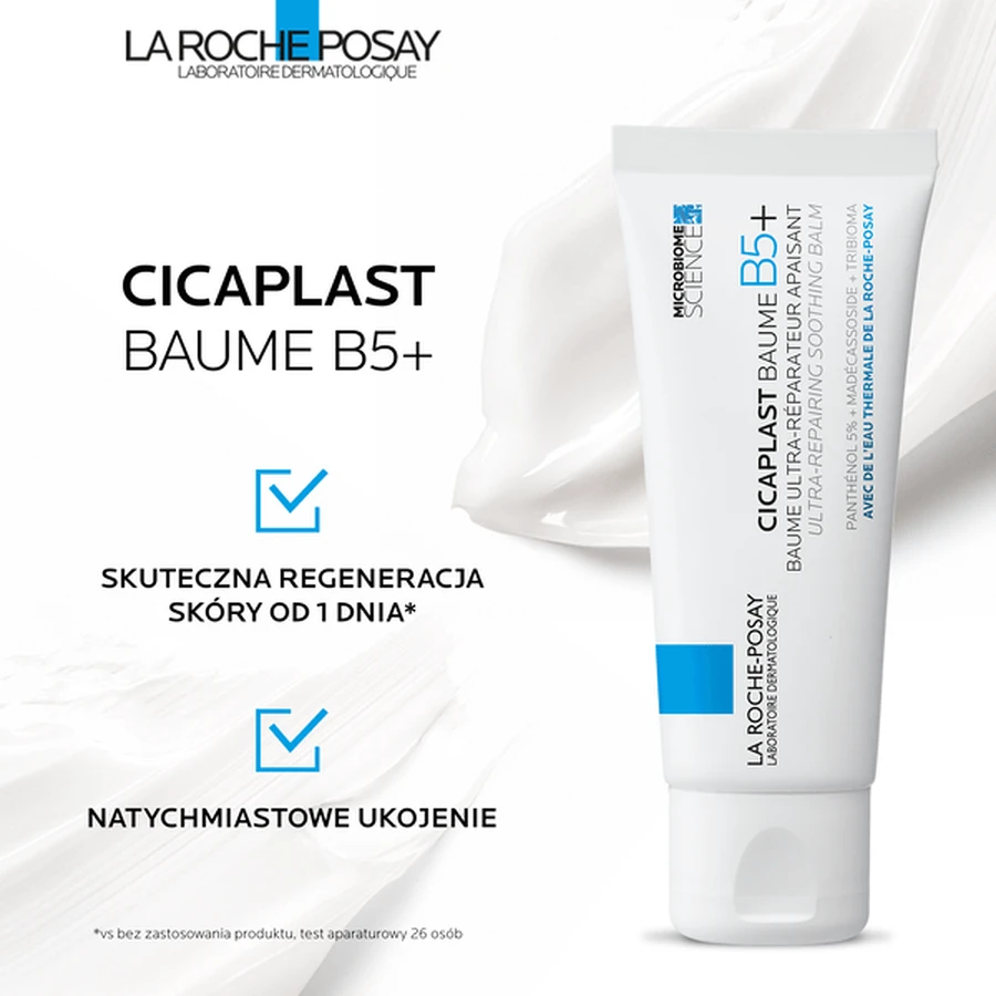 Zestaw La Roche-Posay, Cicaplast Baume B5+, balsam kojący, 40 ml + Lipikar Syndet AP+, krem myjący przeciw podrażnieniom skóry, 400 ml: ceny i cechy