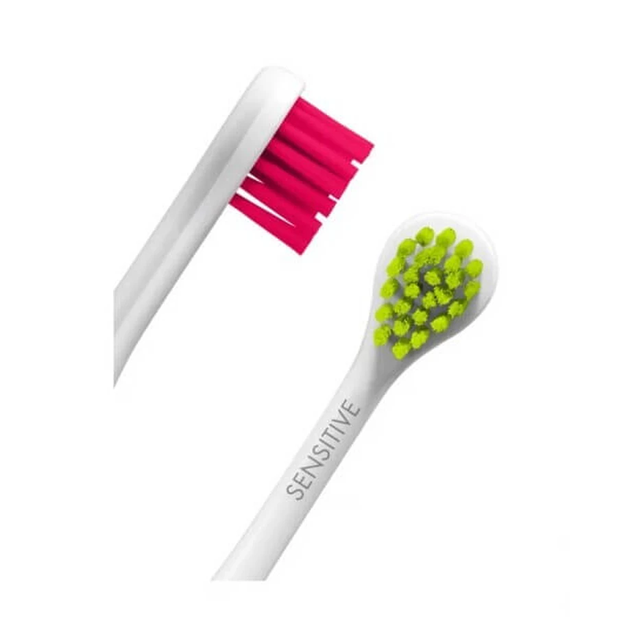 Curaprox Hydrosonic Sensitive, cabezal de color para Hydrosonic, magenta/verde, 2 pzs.