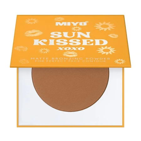 MIYO Sun Kissed Powder, poudre bronzante mate, 01 Warm Bronze, 10 g
