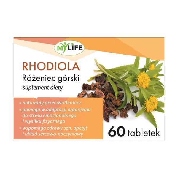 My Life, Rhodiola Rosacea, tabletten, 60 st.