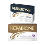 Set Kerabione Booster, capsule, 30 buc. + Kerabione, pentru păr, unghii, piele, capsule, 60 buc.