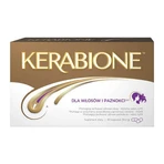 Set Kerabione Booster, capsule, 30 buc. + Kerabione, pentru păr, unghii, piele, capsule, 60 buc.