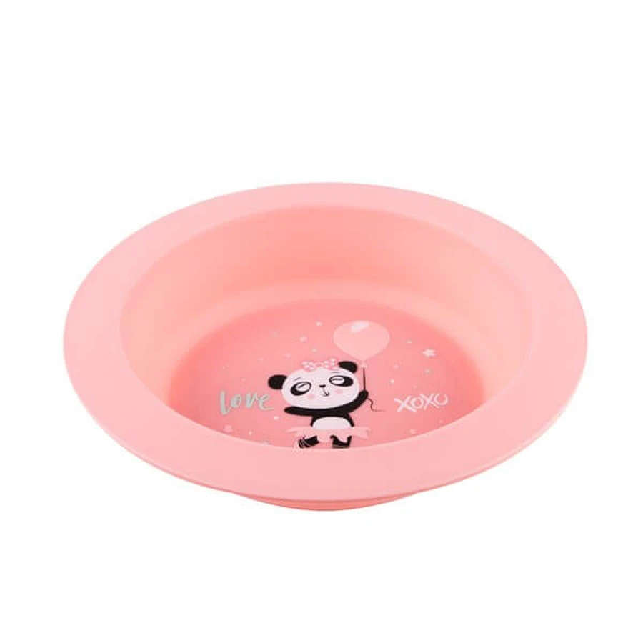 Canpol baby's, set schaaltjes 2 elementen, EXOTISCHE DIEREN, roze, 1 stuk.