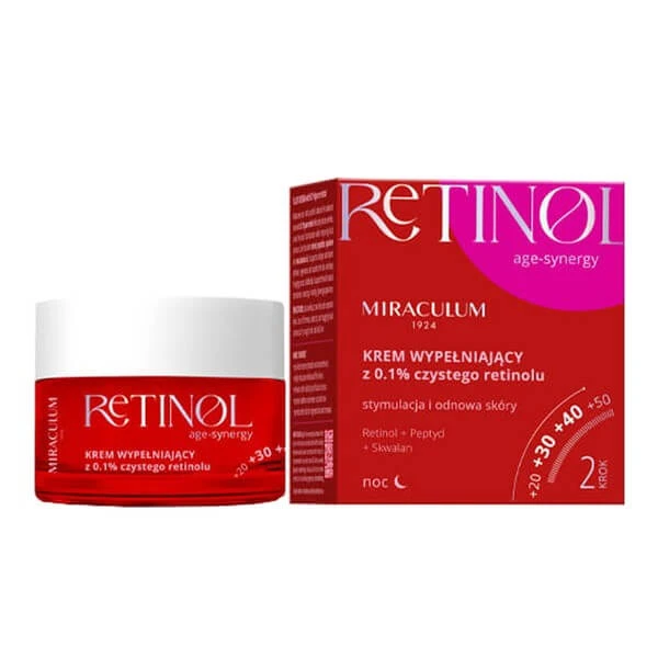 Miraculum Retinol Age-Synergy, gezichtscrème met 0,1% retinol, nachtcrème, 50 ml