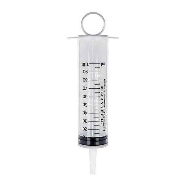 Romed, spuit, 100 ml, 3-delig voor katheter, 1 st