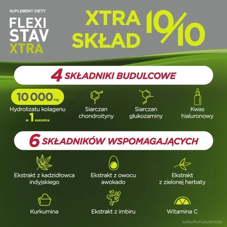 Set van 2x FlexiStav Xtra, poederzakjes, 30 stuks.