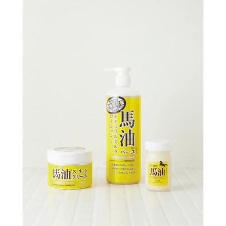 Loshi Moist Oil Natuurlijke Melk Lotion, hydraterende lichaamsmelk met paardenolie, 485 ml