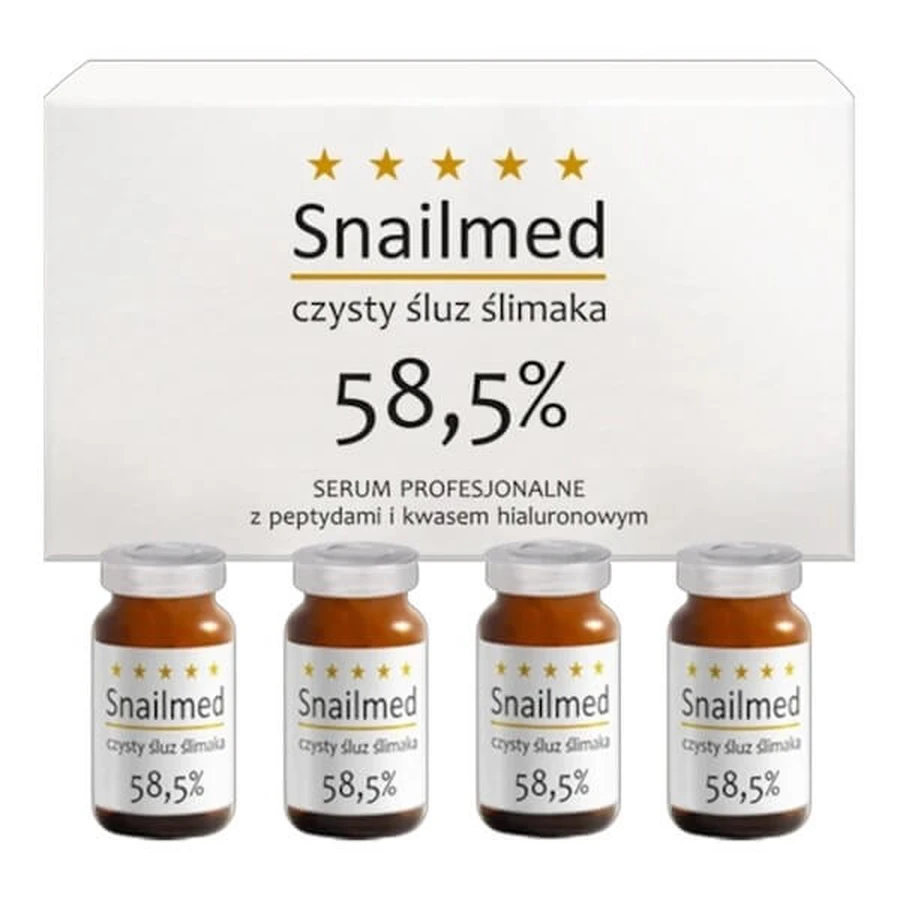 Snailmed, professioneel serum met peptiden en hyaluronzuur, 8 ml x 4 ampullen