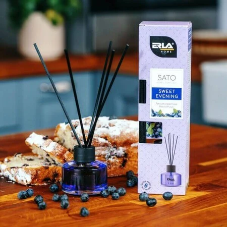 Erla Home Sato Sweet Evening, geurstokjes, 50 ml