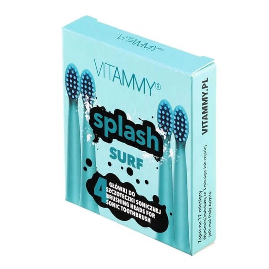VITAMMY splash surf Puntas para cepillo de dientes sónico