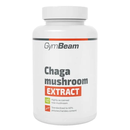 GymBeam Mushroom Extracto de Chaga, cápsulas, 90 pcs.