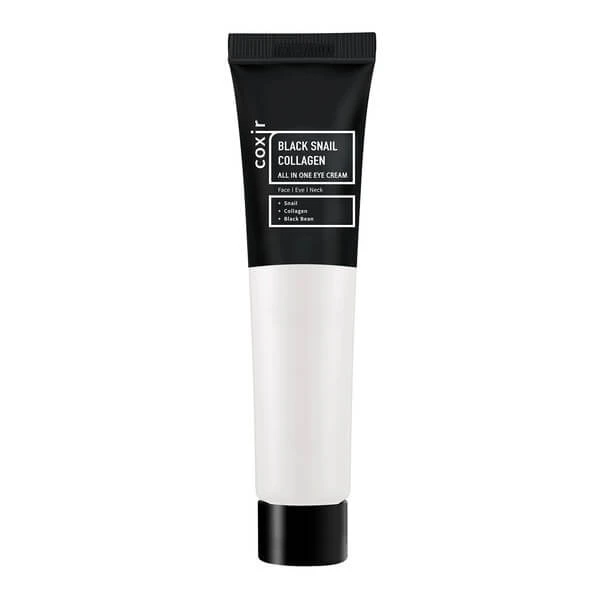 Coxir Black Snail Collagen All In One Eye Cream, multifunctionele oogcrème, 30 ml.