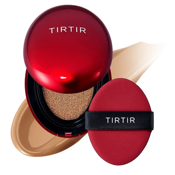 Tirtir, Mask Fit Red Cushion Mini, gezichtsprimer, 34N Pecan, 4.5 g