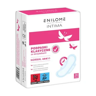 Enilome Healthy Beauty Intima, classic sanitary napkins with wings, normal, 20 pcs.