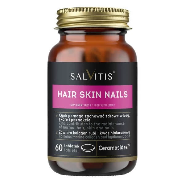 Salvitis Hair Skin Nails, filmomhulde tabletten, 60 st.