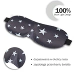 Waya 3D, sleep blindfold, stars, 1 pc.