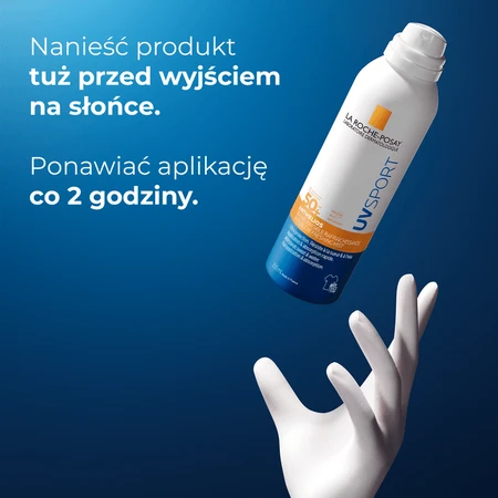 La Roche-Posay Anthelios UVSPORT, onzichtbare verfrissende mist SPF 50+, 200 ml