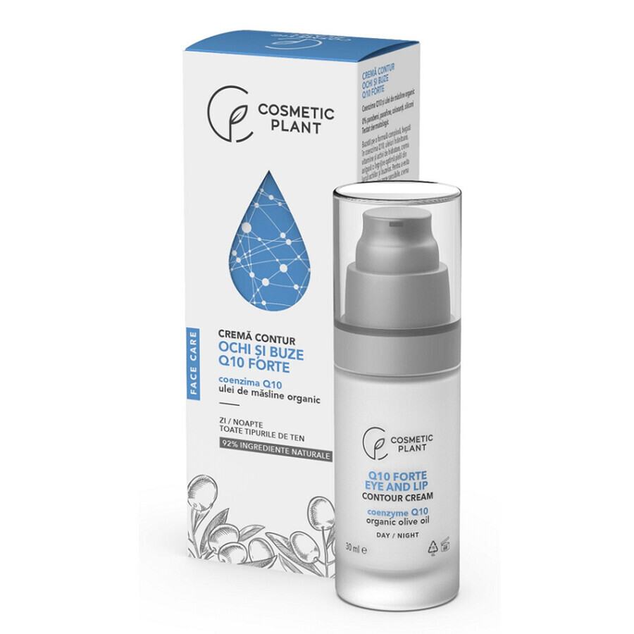 Crème contour des yeux et des lèvres Q10 forte Soins du visage, 30 ml, Cosmetic Plant