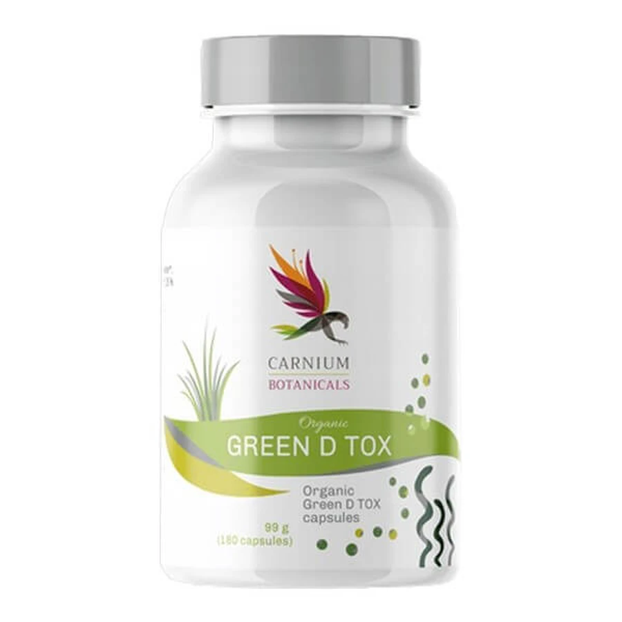Carnium Botanicals Groene D Tox, capsules, 180 stuks.