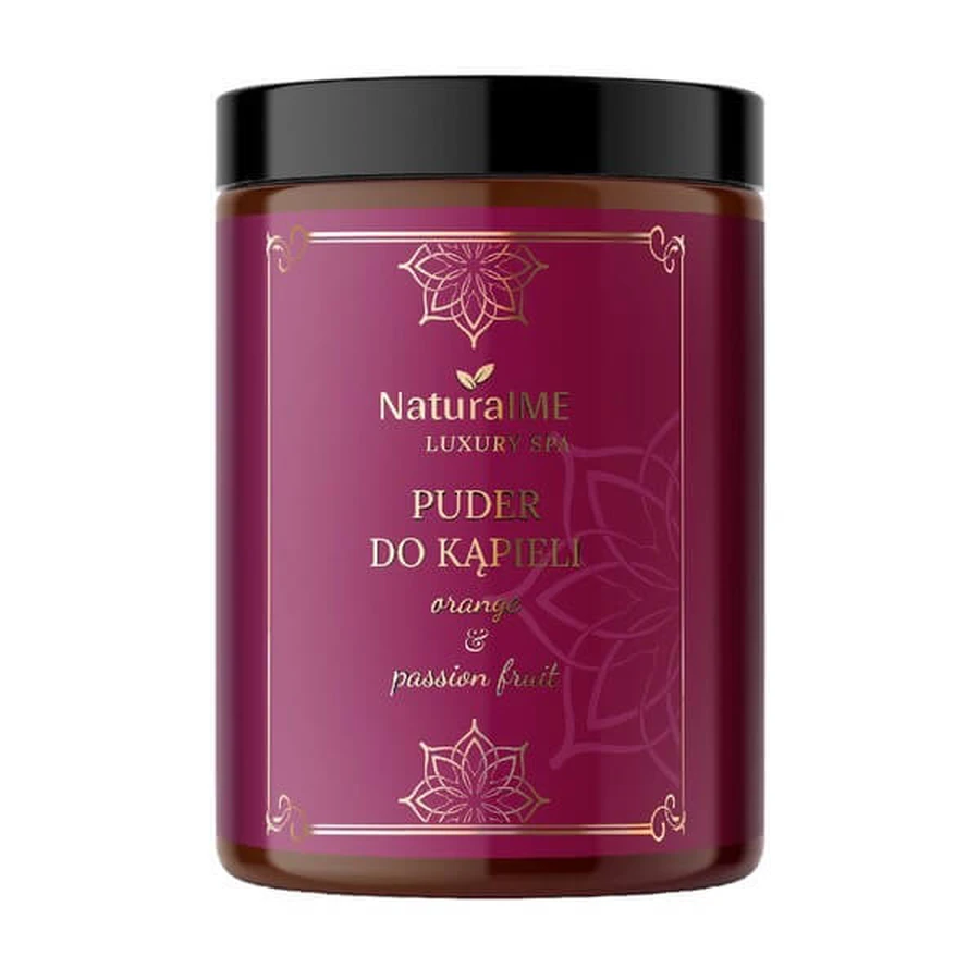 NaturalME Luxury SPA, badpoeder, sinaasappel &amp; passievrucht, 260 g