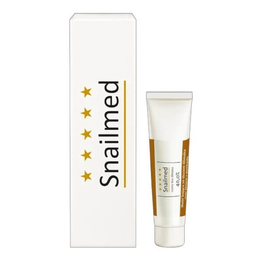 Snailmed, pommade pour les problèmes de peau à base de mucus d'escargot, d'huile d'avocat, de provitamine B5 et de vitamine E, 10 ml