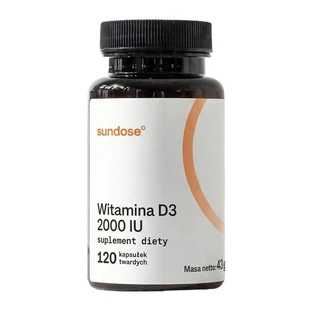 Sundose Vitamina D3 2000 UI, capsule rigide, 120 pezzi.