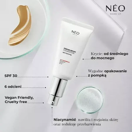 Neo Make Up Intense Serum, satin foundation, 05 GOLD, 30 ml.