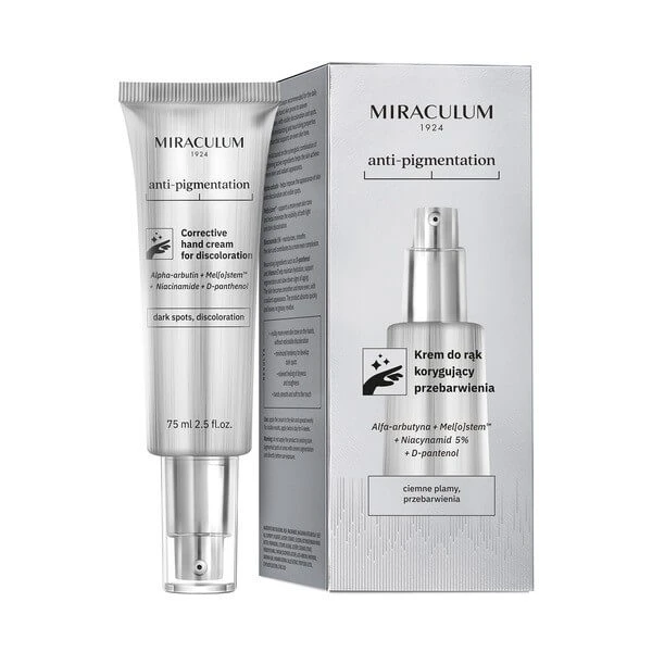Miraculum Anti-Pigmentatie, handcrème om verkleuringen te corrigeren, 75 ml