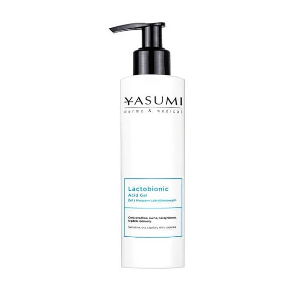 Yasumi Lactobionic Acid, gezichtsgel met lactobionzuur, 200 ml