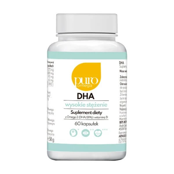 Puro Omega DHA hoge concentratie, capsules, 60 st.