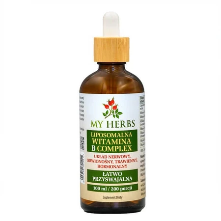 Complejo liposomal de vitamina B Bio Herbs, gotas, 100 ml
