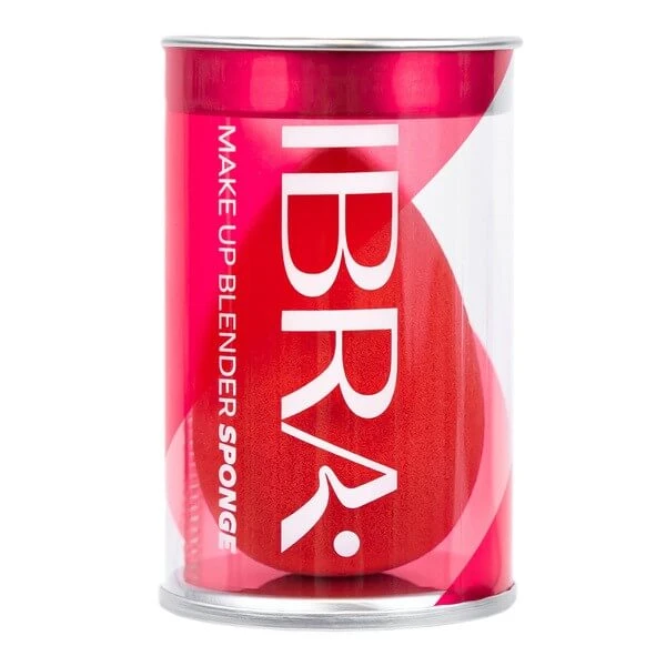 Ibra Make-up Blender Spons, make-up spons, rood, 1 st.