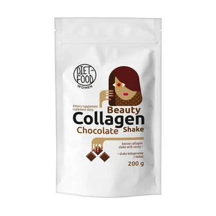 Dieet Voeding Vrouwen Schoonheid Collageen Shake Chocolade, poeder, 200 g