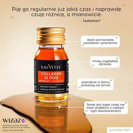 Salvitis Hyaluron 250 set, 30 ml x 30 uds. + Salvitis Colágeno 12000, 30 ml x 30 uds.