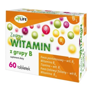 MyLife B-vitamineset, tabletten, 60 stuks.