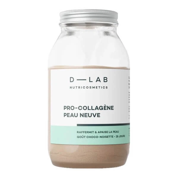 D-LAB Pro-Collagene Peau Neuve, poeder, hazelnoot- en chocoladesmaak, 170.8 g