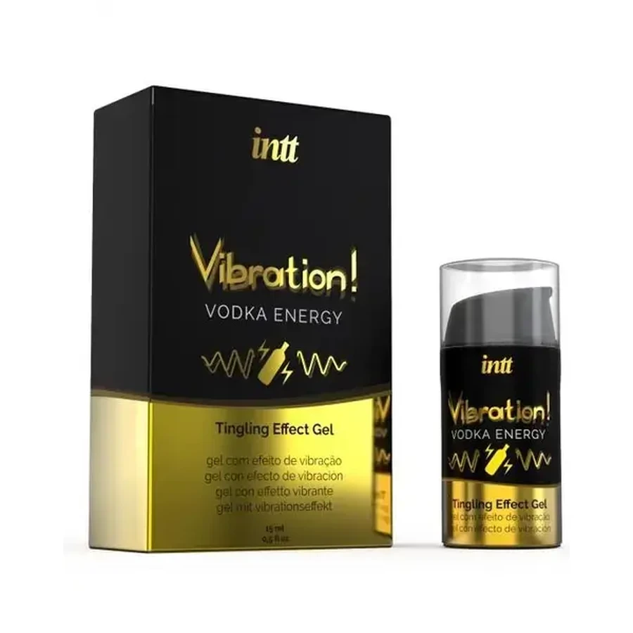 Intt Vibration! Wodka &amp; Energie, stimulierendes Gel, 15 ml