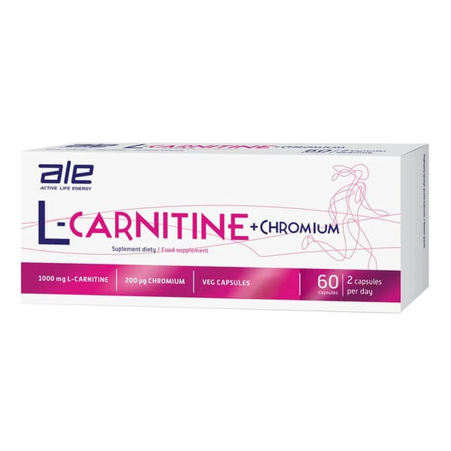 ALE L-Carnitin + Chrom, Kapseln, 60 Stk.