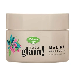 Natur Glam!, masło do ciała, Malina, 300 ml